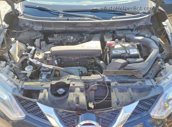 5N1AT2MVXGC841048 2016 NISSAN ROGUE Black Вид задньої частини салону