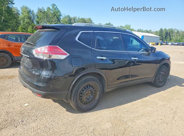 5N1AT2MVXGC841048 2016 NISSAN ROGUE Black Задня права чверть
