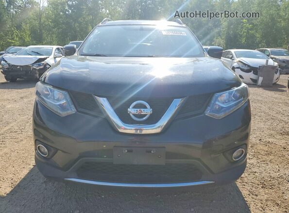 5N1AT2MVXGC841048 2016 NISSAN ROGUE Black Вид спереду