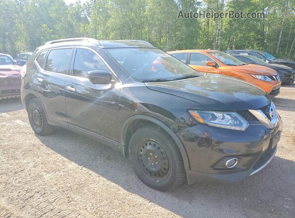 5N1AT2MVXGC841048 2016 NISSAN ROGUE Black Передня права чверть