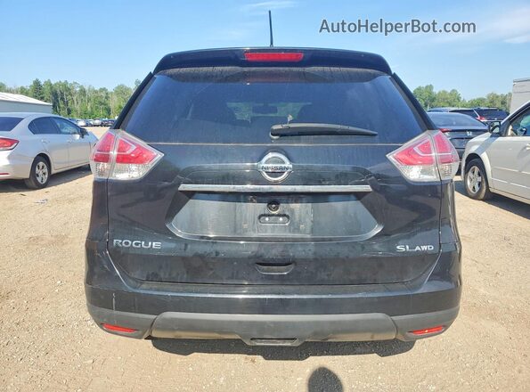 5N1AT2MVXGC841048 2016 NISSAN ROGUE Black Вид ззаду