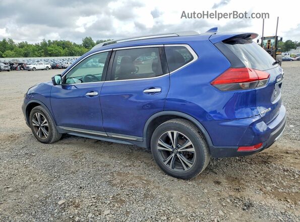 5N1AT2MVXHC733837 2017 NISSAN ROGUE Blue Tył lewy