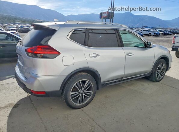 5N1AT2MVXHC756647 2017 NISSAN ROGUE Silver Задня права чверть