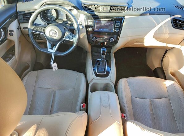 5N1AT2MVXHC790832 2017 NISSAN ROGUE Orange Вид панелі приладів