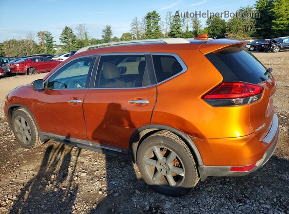 5N1AT2MVXHC790832 2017 NISSAN ROGUE Orange Задня ліва чверть
