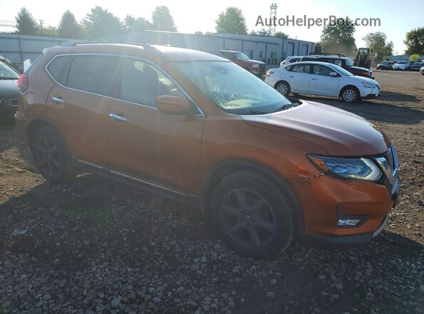 5N1AT2MVXHC790832 2017 NISSAN ROGUE Orange Передня права чверть