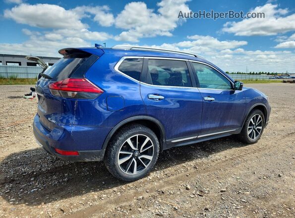5N1AT2MVXHC790944 2017 NISSAN ROGUE Blue Հետևի աջ