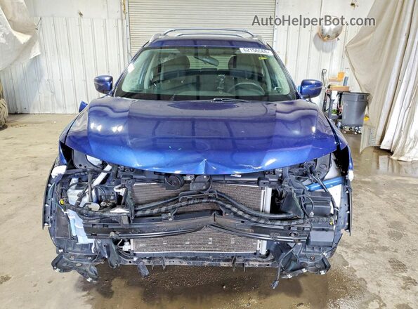 5N1AT2MVXHC811811 2017 NISSAN ROGUE Blue Вид спереду