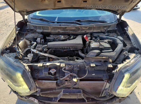 5N1AT2MVXHC815521 2017 NISSAN ROGUE Зеленый Вид подкапотного пространства