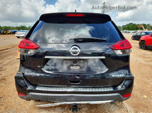 5N1AT2MVXHC819343 2017 NISSAN ROGUE Black Widok z tyłu