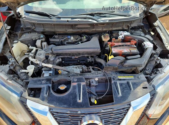 5N1AT2MVXHC819343 2017 NISSAN ROGUE Black Widok komory silnika