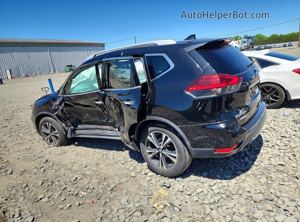 5N1AT2MVXHC838152 2017 NISSAN ROGUE Black უკანა მარცხენა