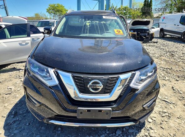 5N1AT2MVXHC838152 2017 NISSAN ROGUE Black წინა ხედი