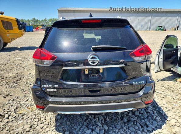5N1AT2MVXHC838152 2017 NISSAN ROGUE Black უკანა ხედი