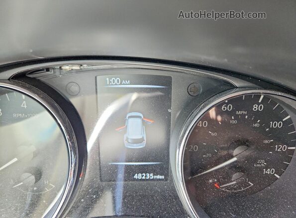 5N1AT2MVXHC838152 2017 NISSAN ROGUE Black ხელსაწყოთა პანელის ხედი