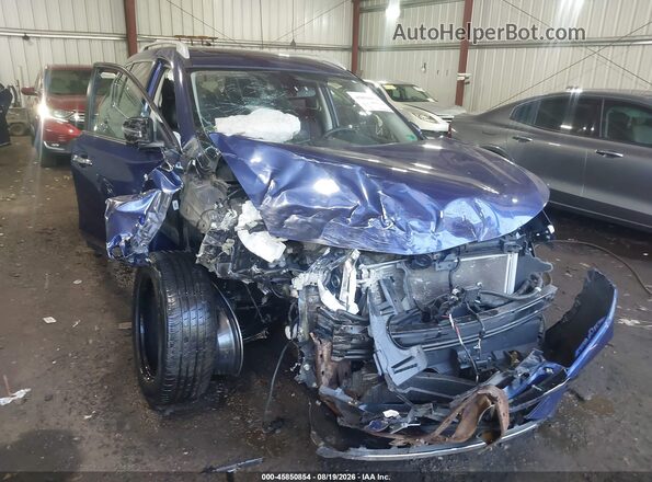 5N1AT2MVXHC860426 2017 NISSAN ROGUE Blue Widok z przodu