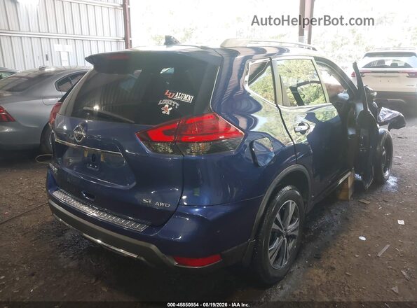 5N1AT2MVXHC860426 2017 NISSAN ROGUE Blue Tył prawy