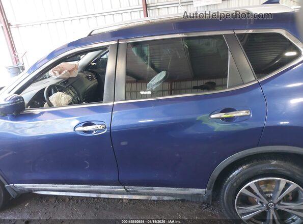 5N1AT2MVXHC860426 2017 NISSAN ROGUE Blue Widok wnętrza 360 stopni