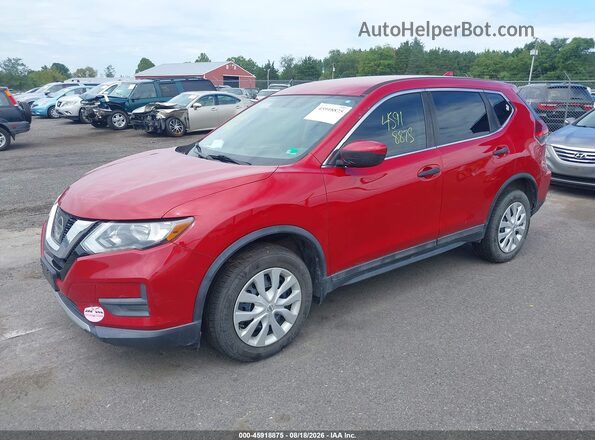 5N1AT2MVXHC866940 2017 NISSAN ROGUE Красный Передняя левая четверть