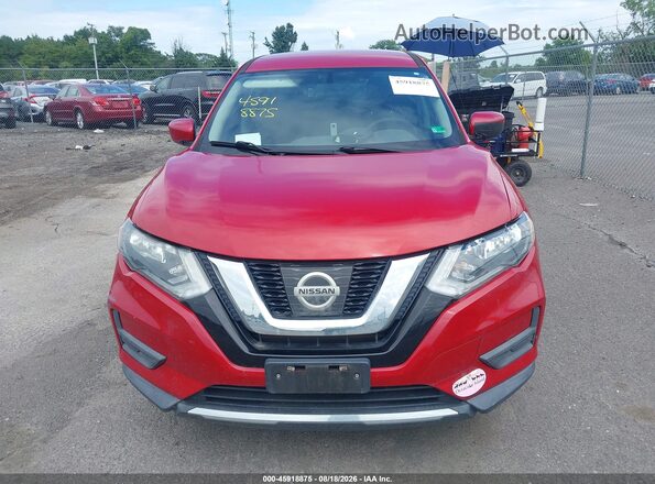 5N1AT2MVXHC866940 2017 NISSAN ROGUE Красный Вид щитка приборов