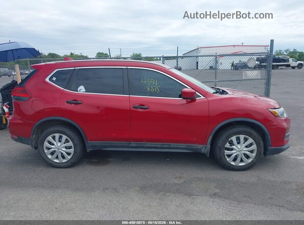 5N1AT2MVXHC866940 2017 NISSAN ROGUE Красный Вид задней части салона