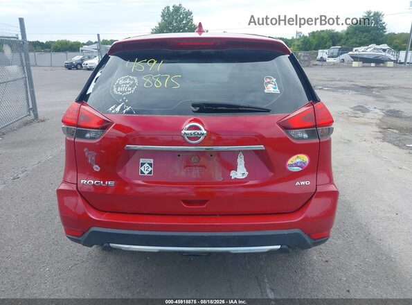 5N1AT2MVXHC866940 2017 NISSAN ROGUE Красный 