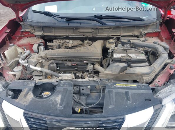 5N1AT2MVXHC866940 2017 NISSAN ROGUE Красный Вид сзади