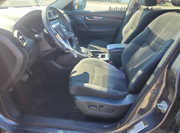 5N1AT2MVXJC799729 2018 NISSAN ROGUE Gray Widok wnętrza z przodu