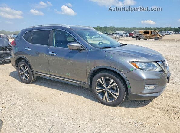 5N1AT2MVXJC801432 2018 NISSAN ROGUE Gray Delantero derecho