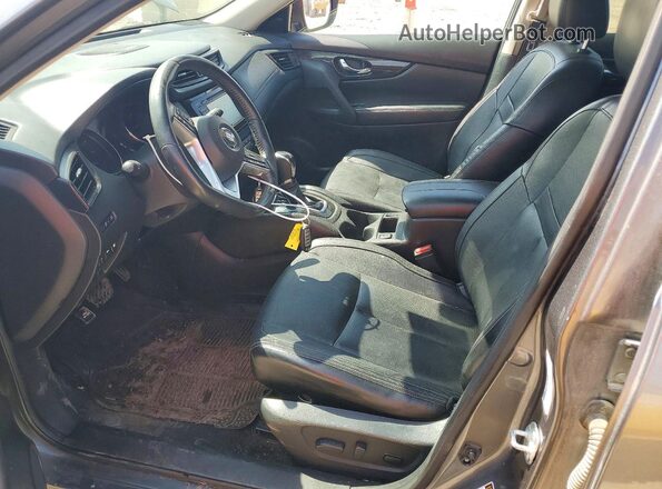 5N1AT2MVXJC801432 2018 NISSAN ROGUE Gray Vista interior delantera