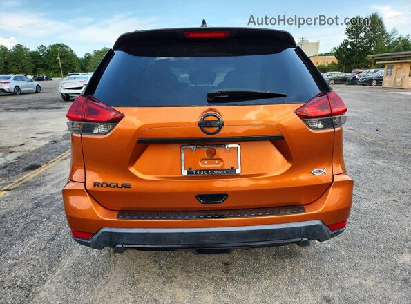 5N1AT2MVXJC803360 2018 NISSAN ROGUE Orange Widok z tyłu