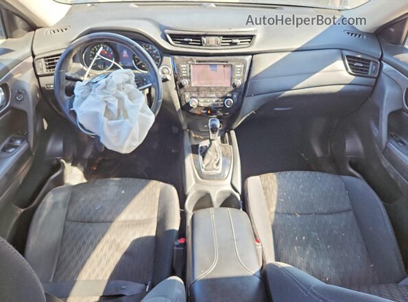 5N1AT2MVXJC851814 2018 NISSAN ROGUE Blue Вид панелі приладів