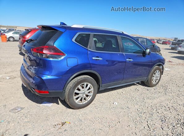 5N1AT2MVXJC851814 2018 NISSAN ROGUE Blue Задня права чверть