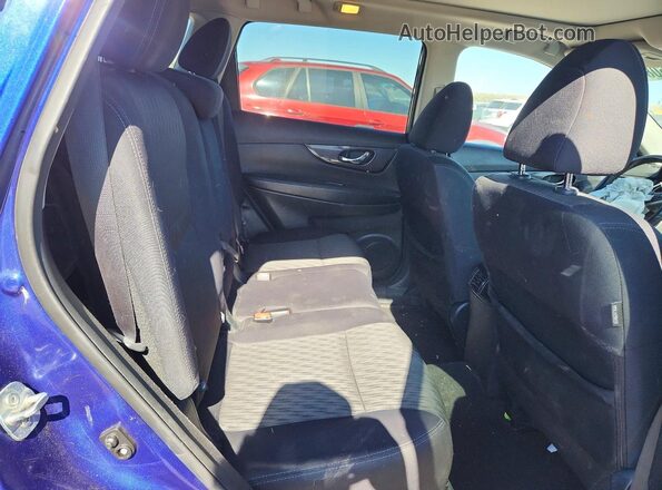 5N1AT2MVXJC851814 2018 NISSAN ROGUE Blue Вид задніх сидінь
