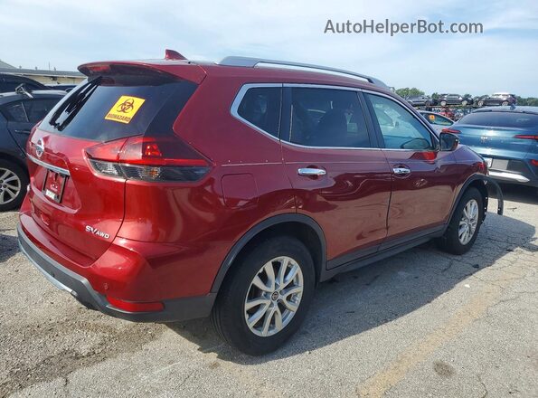 5N1AT2MVXLC701074 2020 NISSAN ROGUE Бордовый Передняя правая четверть