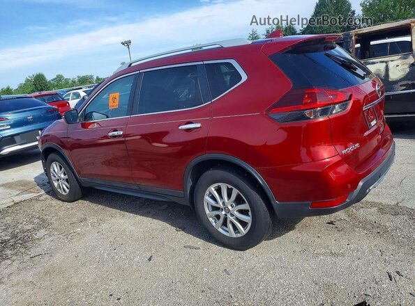 5N1AT2MVXLC701074 2020 NISSAN ROGUE Бордовый Задняя правая четверть