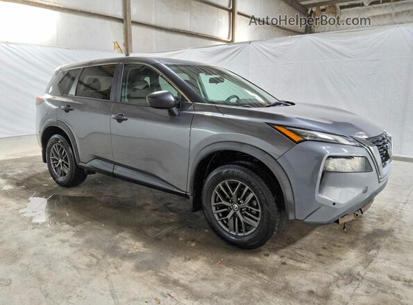 5N1AT3AA0MC734061 2021 NISSAN ROGUE Gray Przód prawy