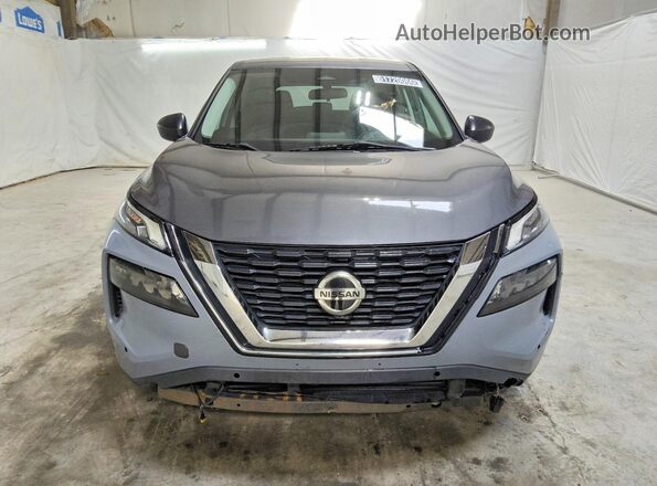 5N1AT3AA0MC734061 2021 NISSAN ROGUE Gray Widok z przodu