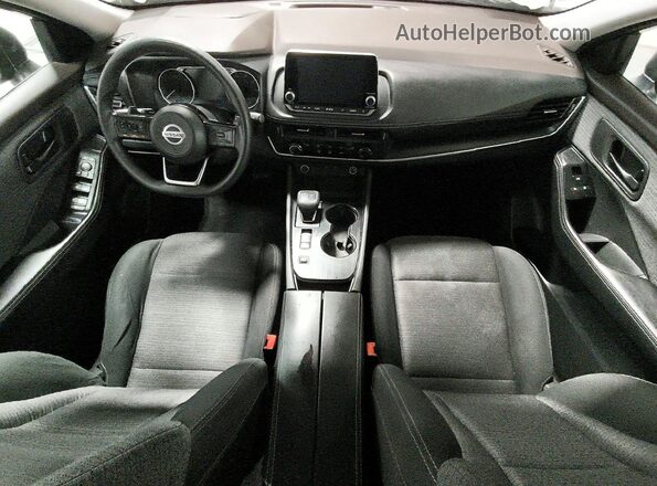 5N1AT3AA0MC734061 2021 NISSAN ROGUE Gray Widok deski rozdzielczej