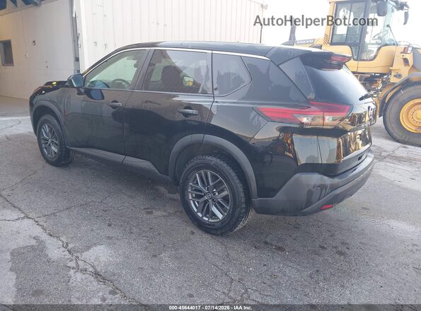5N1AT3AA0MC780389 2021 NISSAN ROGUE Black უკანა მარცხენა