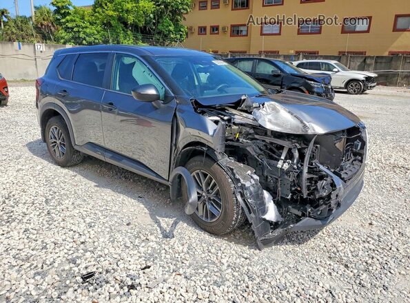 5N1AT3AA0MC819434 2021 NISSAN ROGUE Gray Delantero derecho