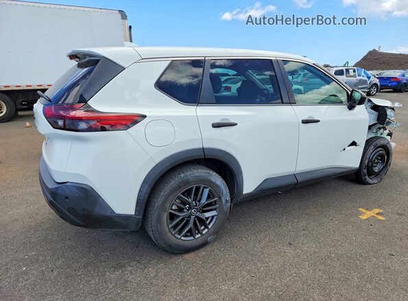 5N1AT3AA2MC763836 2021 NISSAN ROGUE White უკანა მარჯვენა