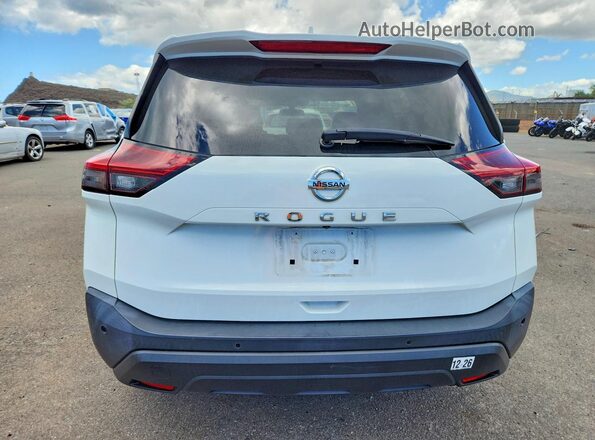 5N1AT3AA2MC763836 2021 NISSAN ROGUE White უკანა ხედი