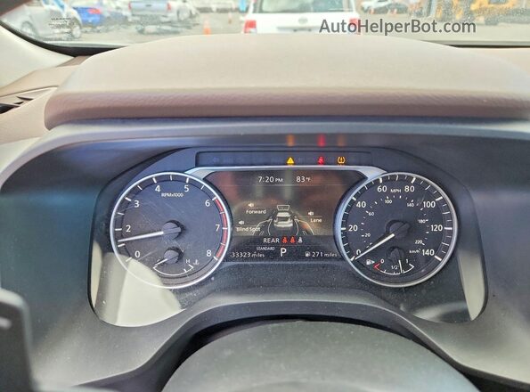 5N1AT3AA2MC763836 2021 NISSAN ROGUE White ხელსაწყოთა პანელის ხედი