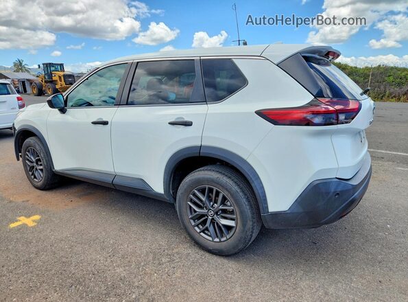 5N1AT3AA2MC763836 2021 NISSAN ROGUE White უკანა მარცხენა