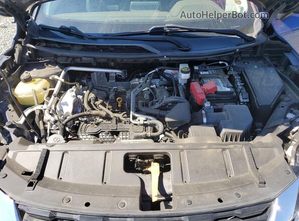 5N1AT3AA4MC683972 2021 NISSAN ROGUE Blue Вид підкапотного простору