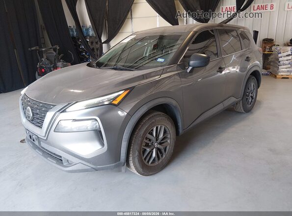 5N1AT3AA4MC774417 2021 NISSAN ROGUE Gray Front left