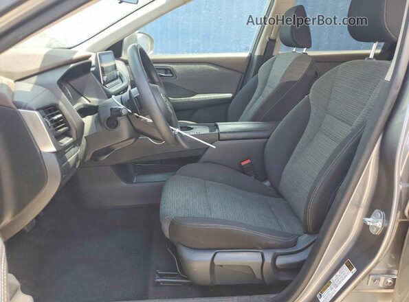 5N1AT3AA5MC747419 2021 NISSAN ROGUE Gray Вид салону спереду