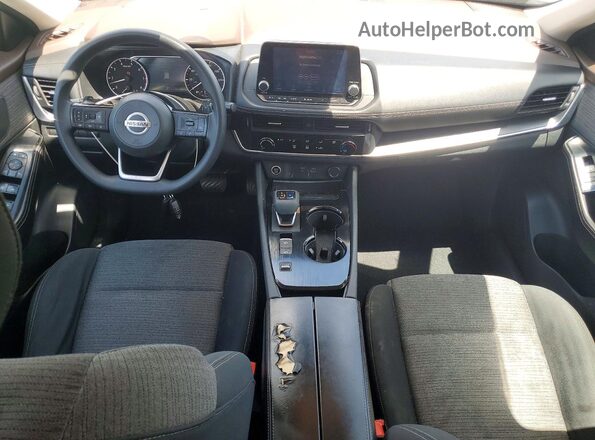 5N1AT3AA5MC758579 2021 NISSAN ROGUE Gray Dashboard view