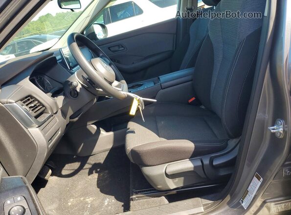 5N1AT3AA5MC840781 2021 NISSAN ROGUE Gray წინა სალონის ხედი